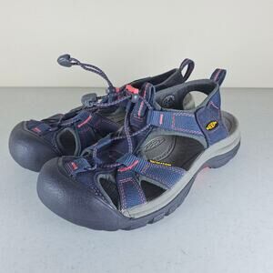 Keen Venice H2 Womens 6.5 Blue pink Waterproof Closed Toe Water Sandals Hiking‎